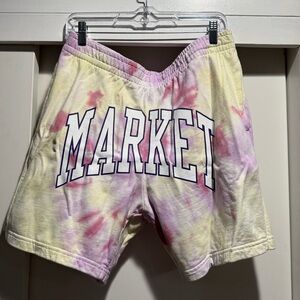 MARKET tie dye shorts